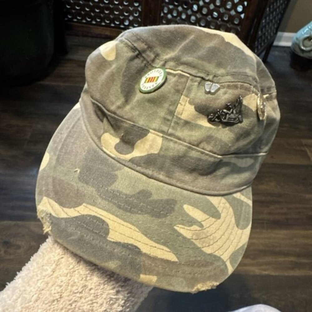 National Guard Hat 4 Hat Pens Brothers Forever Motorcycle Baby Feet Distressed ￼